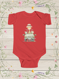 Safari Giraffe in Jeep Infant Bodysuit | Cute Baby Onesies