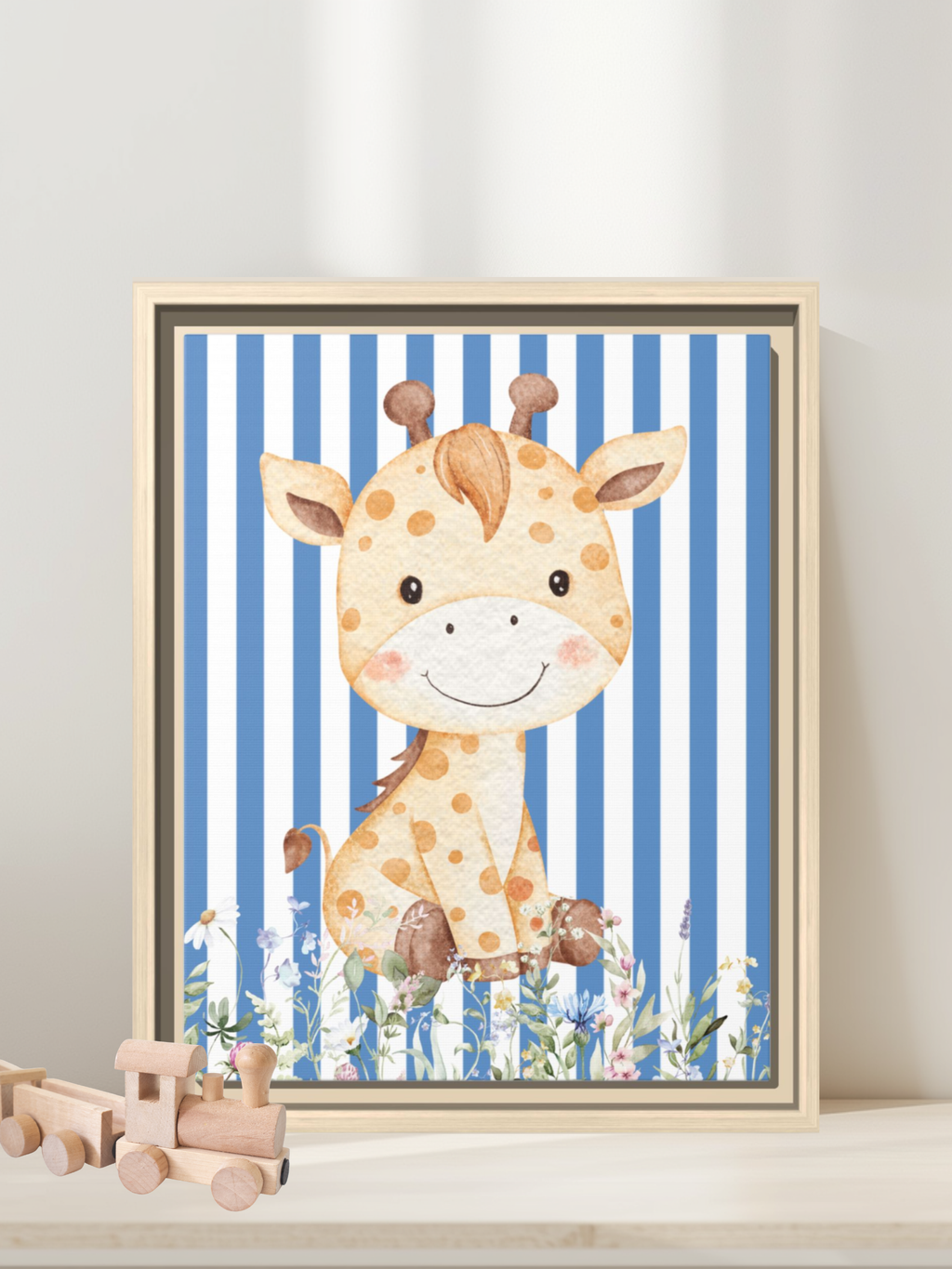 Cute Giraffe Nursery Art | Safari Nursery Decor