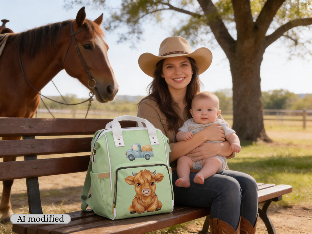 Diaper Bag Backpack | Western Diaper Bag