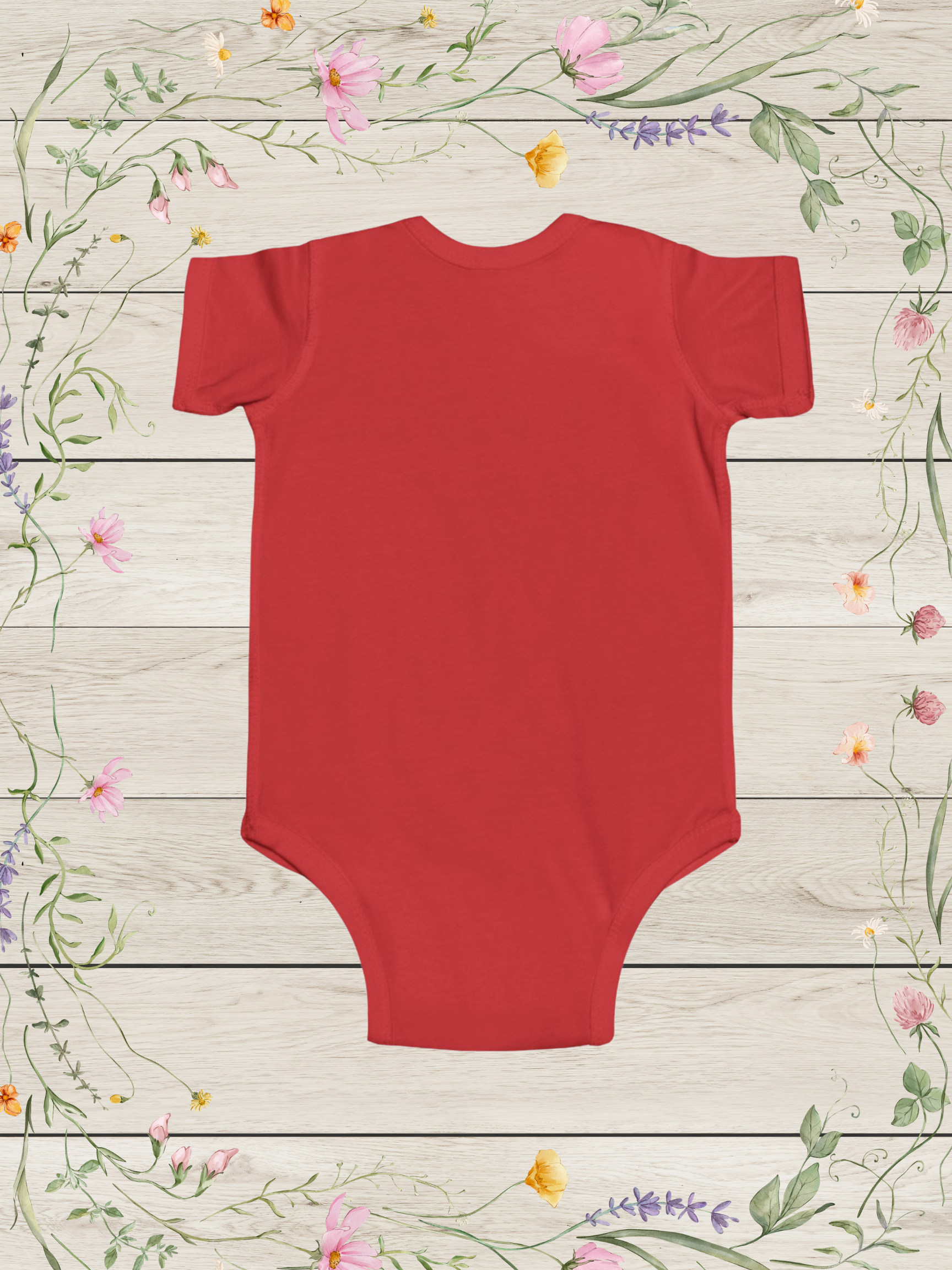 Baby Animal Friends Hot Air Balloon Jersey Bodysuit | Baby Onesies