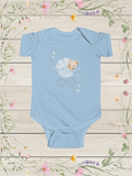 Teddy Bear in Baby Carriage Bodysuit | Baby Boy Clothing