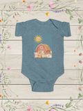 Barn Friends Infant Fine Jersey Bodysuit | Cute Baby Outfits