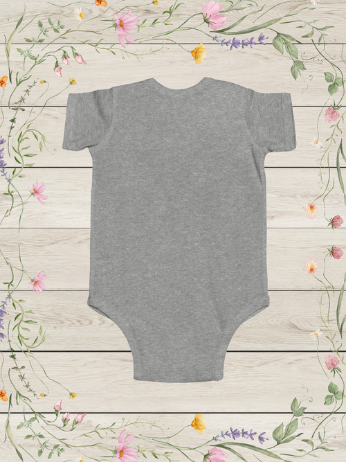Baby Zebra Infant Fine Jersey Bodysuit | Baby Onesies