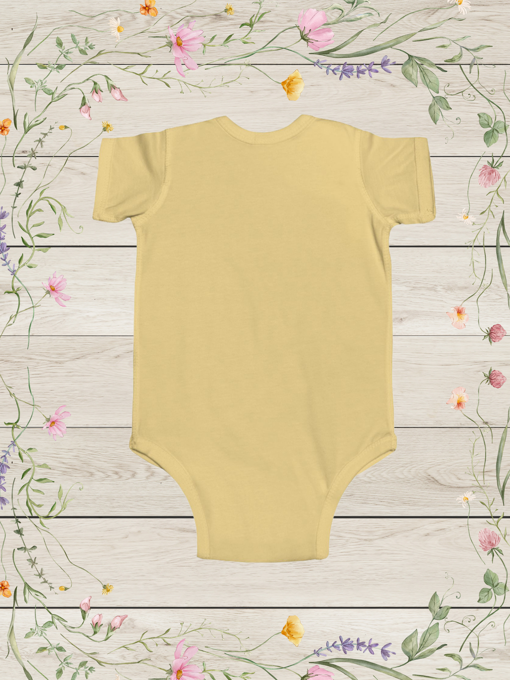 Yellow Elephant Baby Onsie | Newborn Baby Clothes