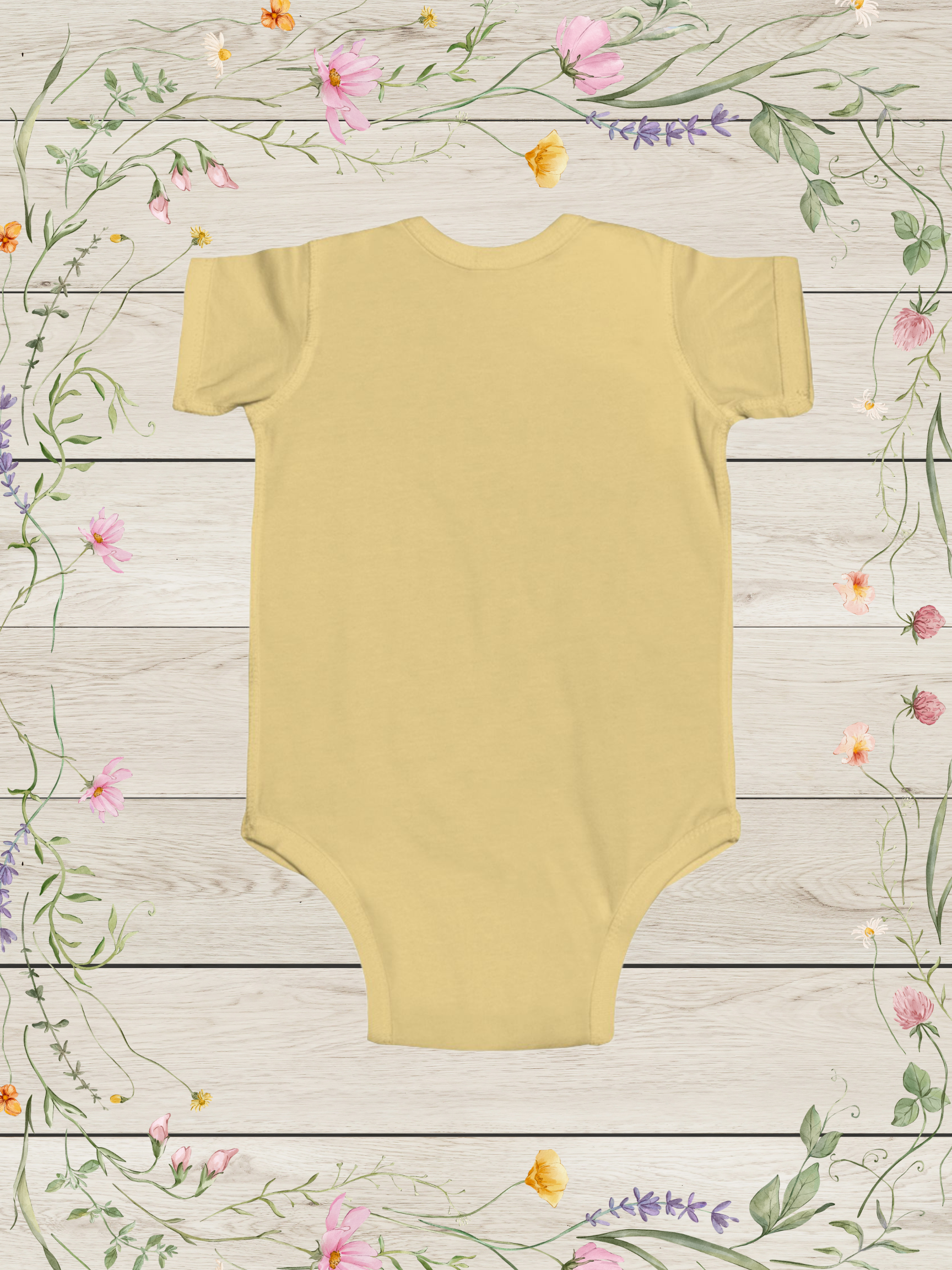 Yellow Elephant Baby Onsie | Newborn Baby Clothes