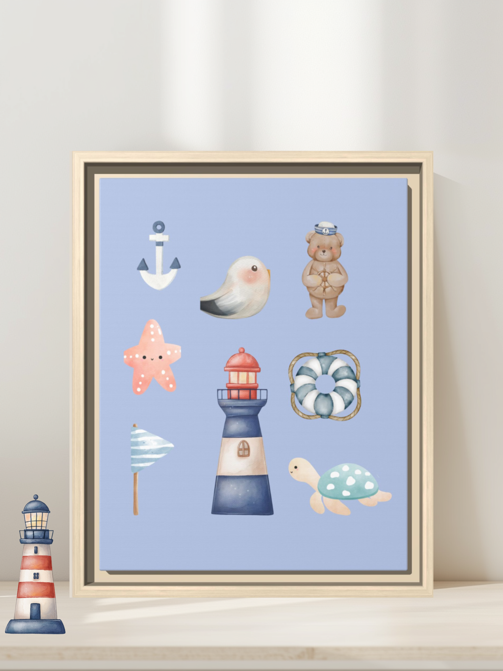 Nautical Friends Art | Nursery Nursery Boy