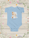 Teddy Bear with Blanket Infant Bodysuit  | Sweet Dreams Baby Onesie