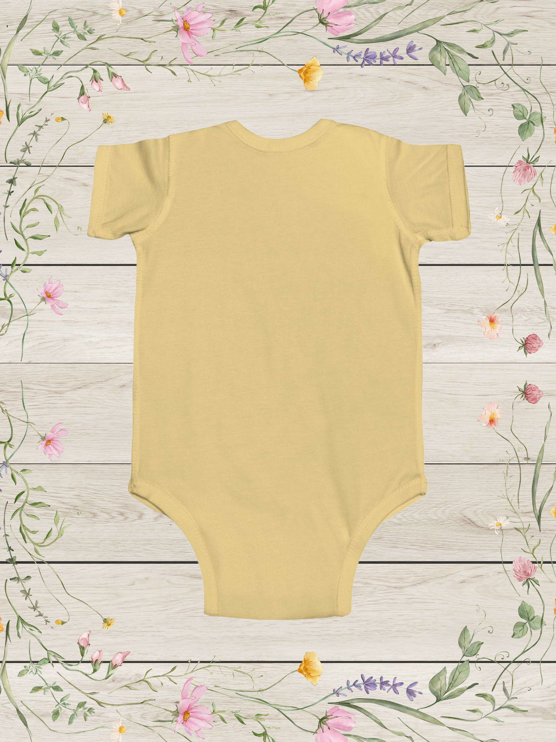 Smiling Baby Bee with Flowers Onesie | Baby Clothes Ideas