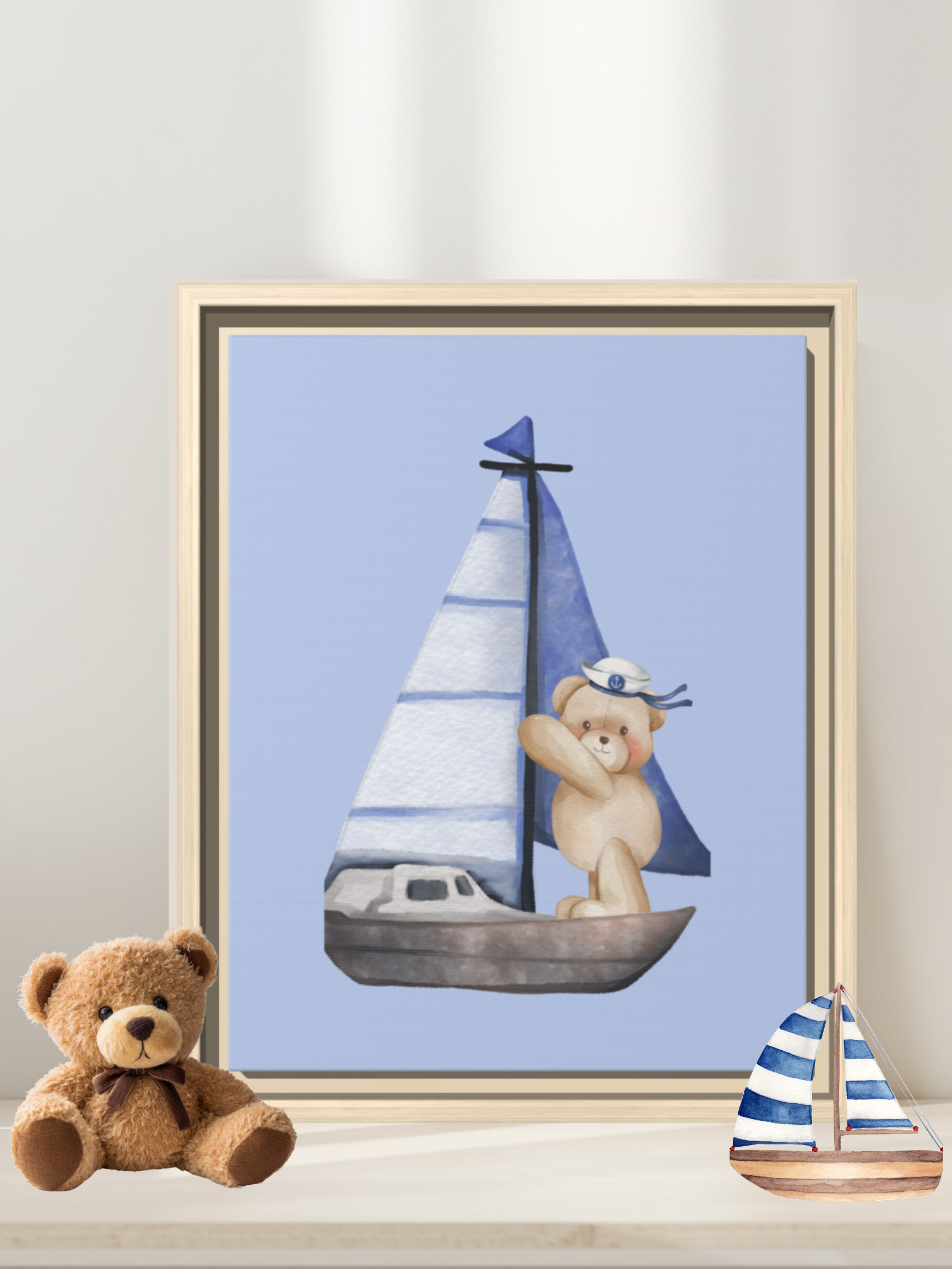 Nautical Nursery Art | Bear Nursery Theme