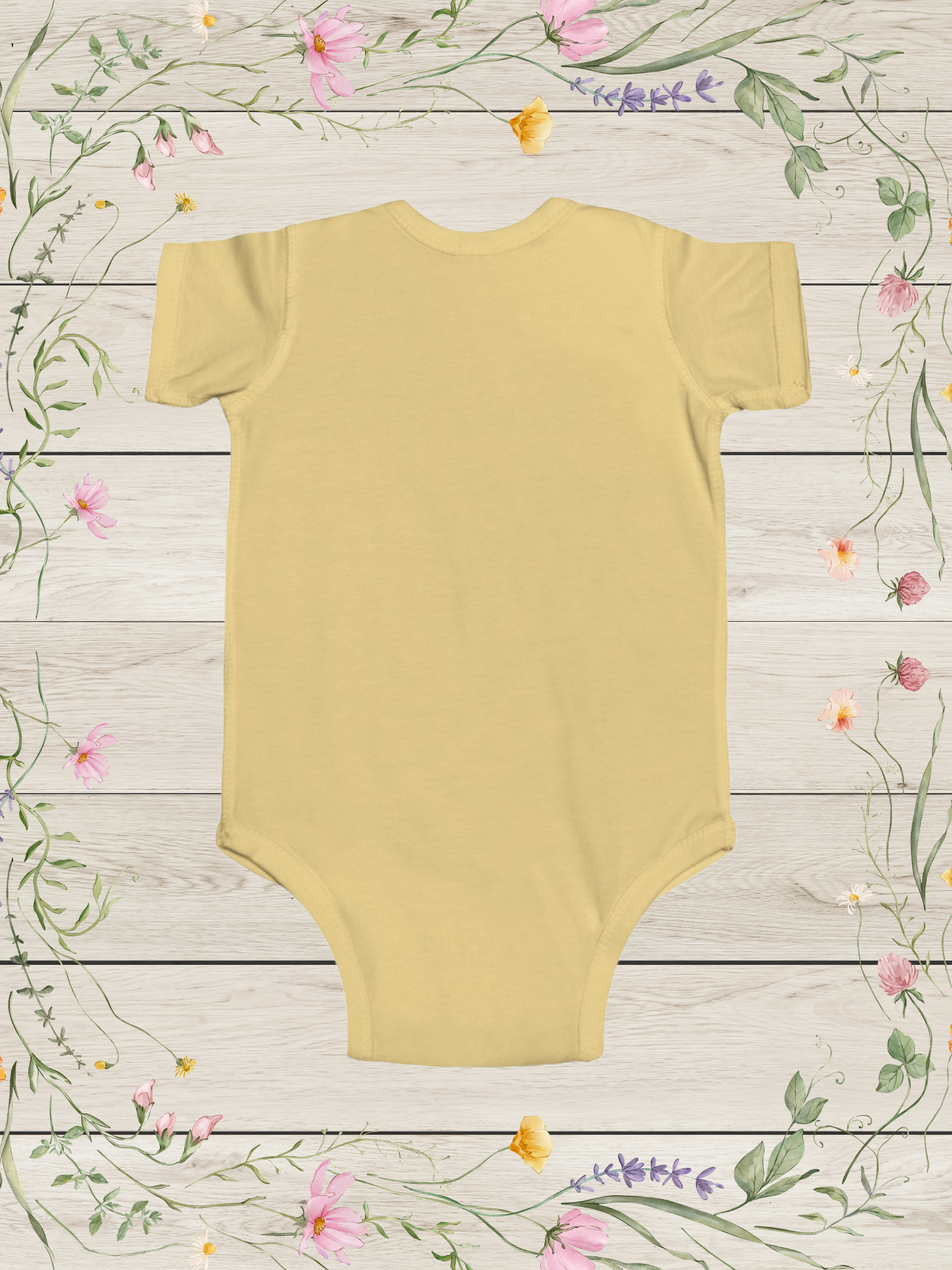 Watercolor Baby Giraffe Bodysuit | Cute Baby Onesie