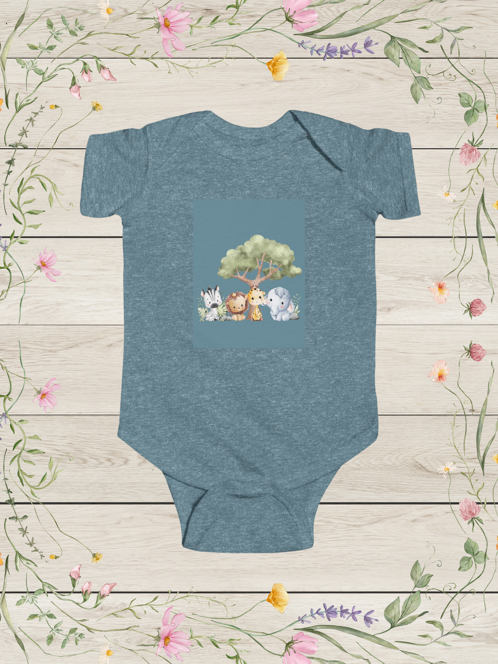 Woodland Animal Friends Bodysuit | Cute Baby Onesies