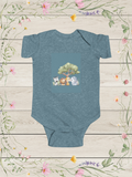 Woodland Animal Friends Bodysuit | Cute Baby Onesies