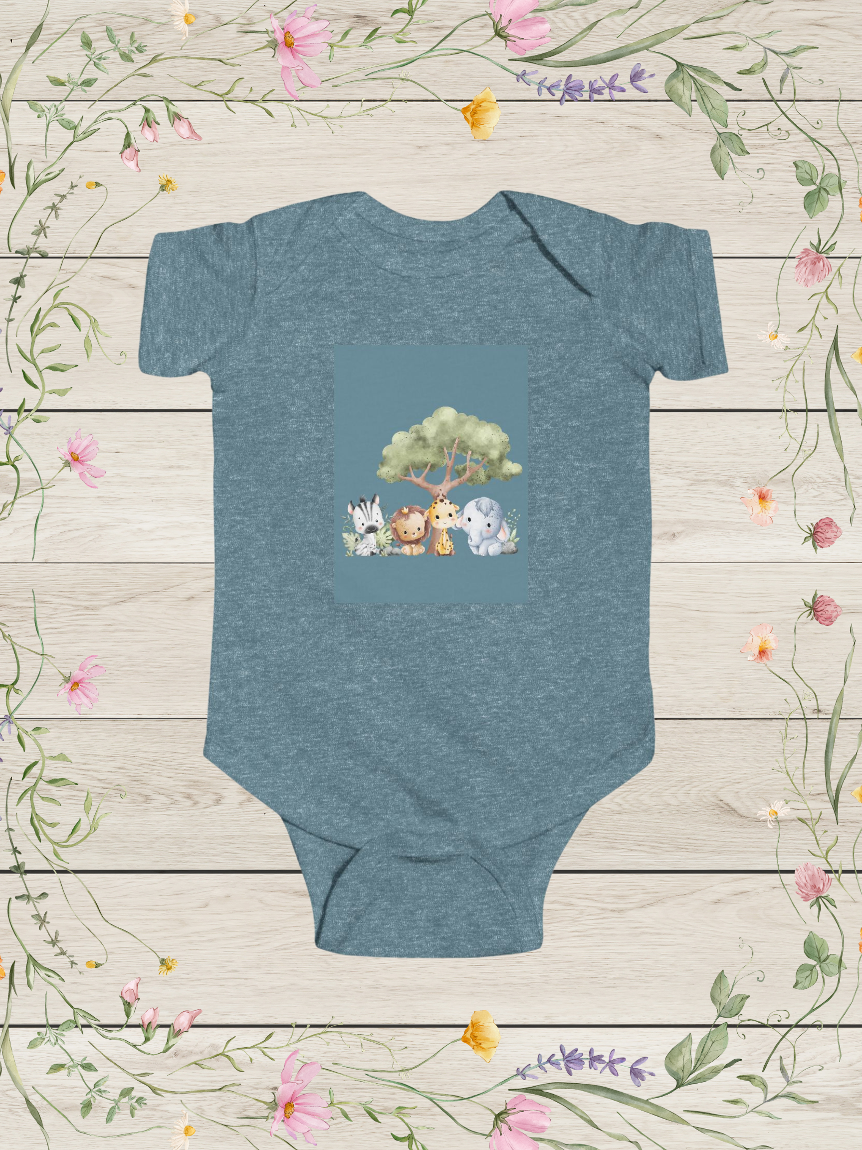Woodland Animal Friends Bodysuit | Cute Baby Onesies