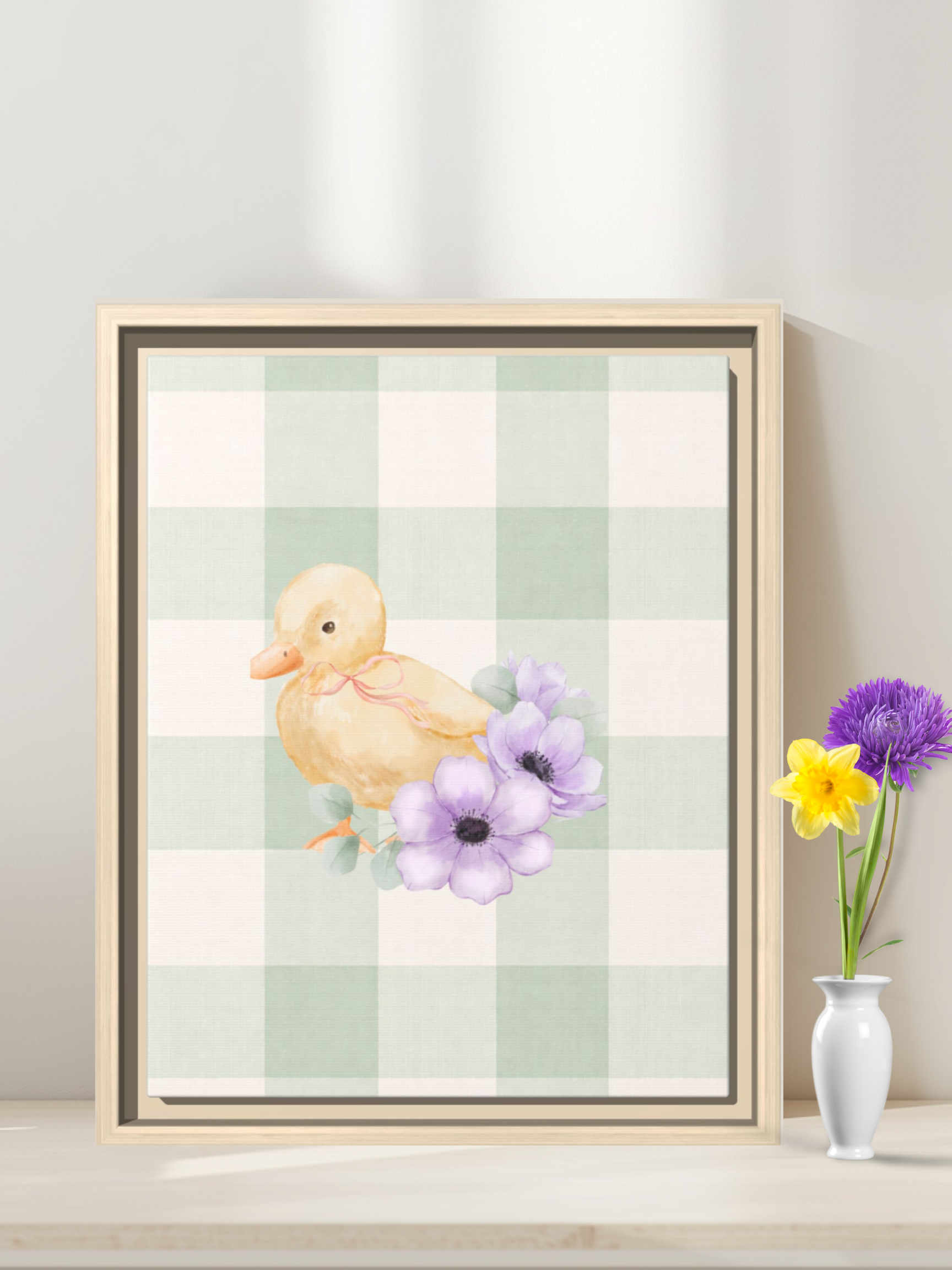 Vintage Duck Nursery Art | Baby Room Art
