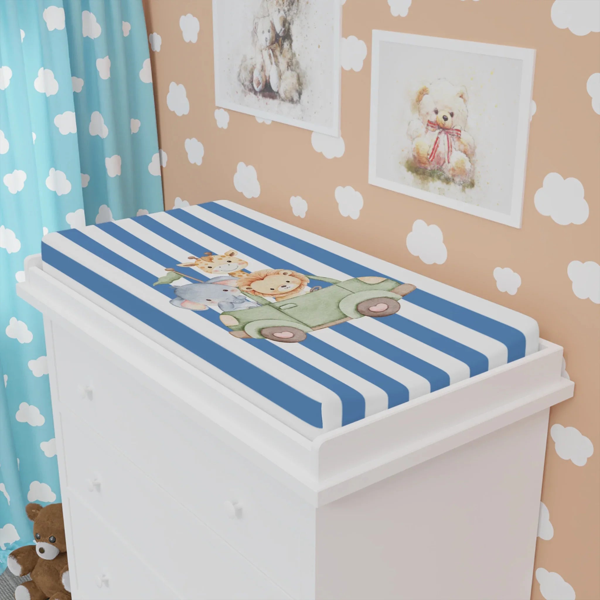 Baby Changing Pad Cover | Baby Boy Linen