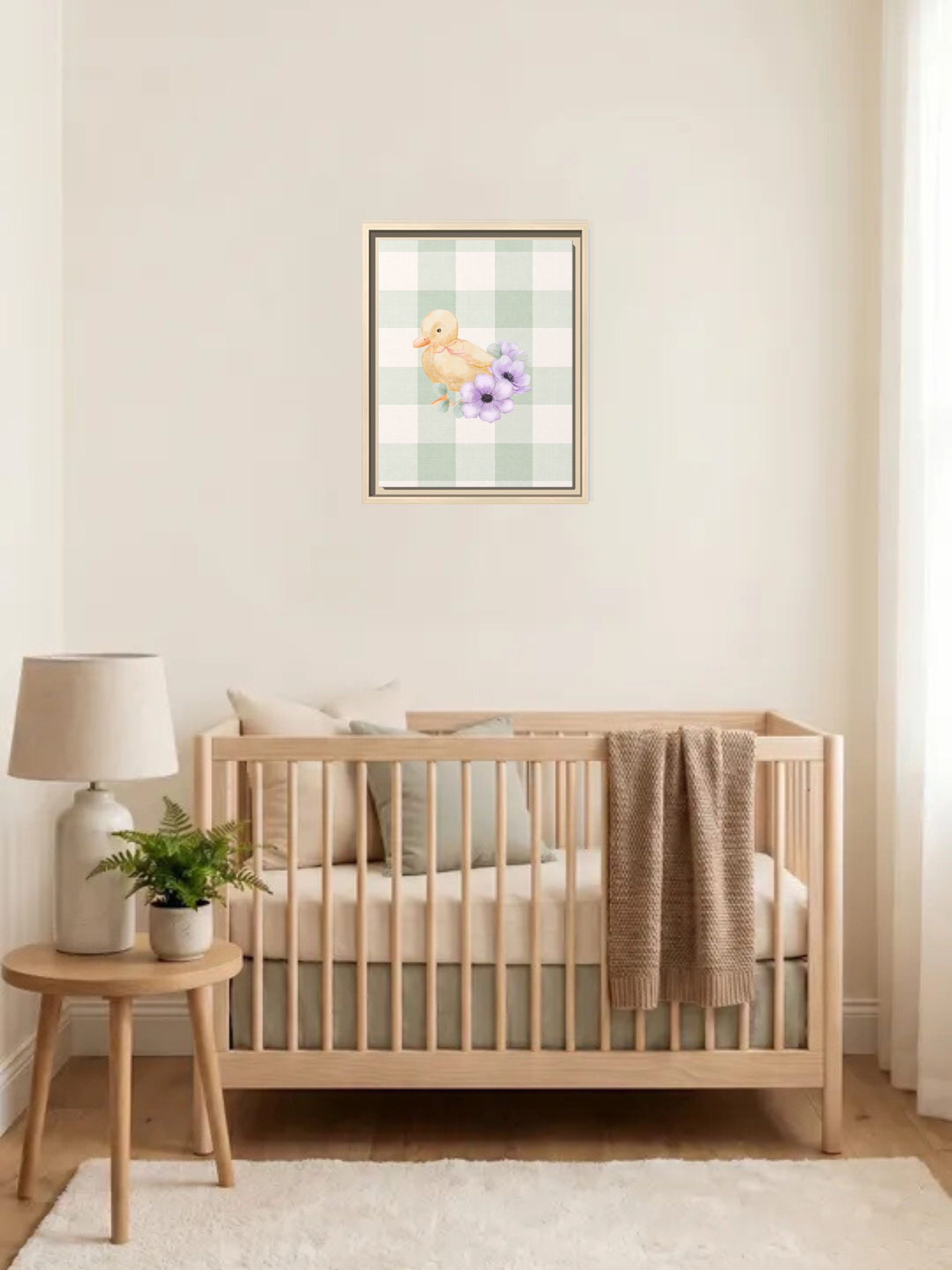 Vintage Duck Nursery Art | Baby Room Art