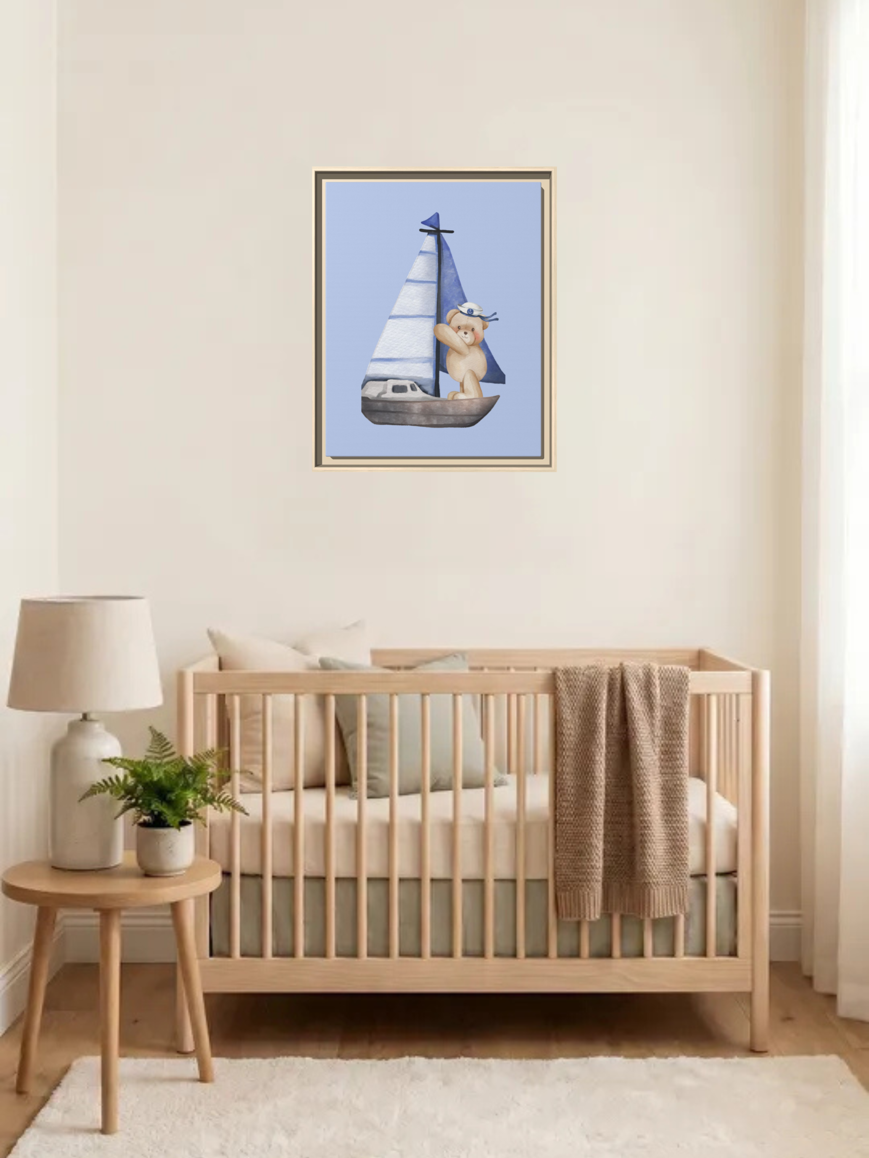 Nautical Nursery Art | Bear Nursery Theme