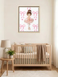 Ballerina Nursery Art | Baby Girl Nursery Art