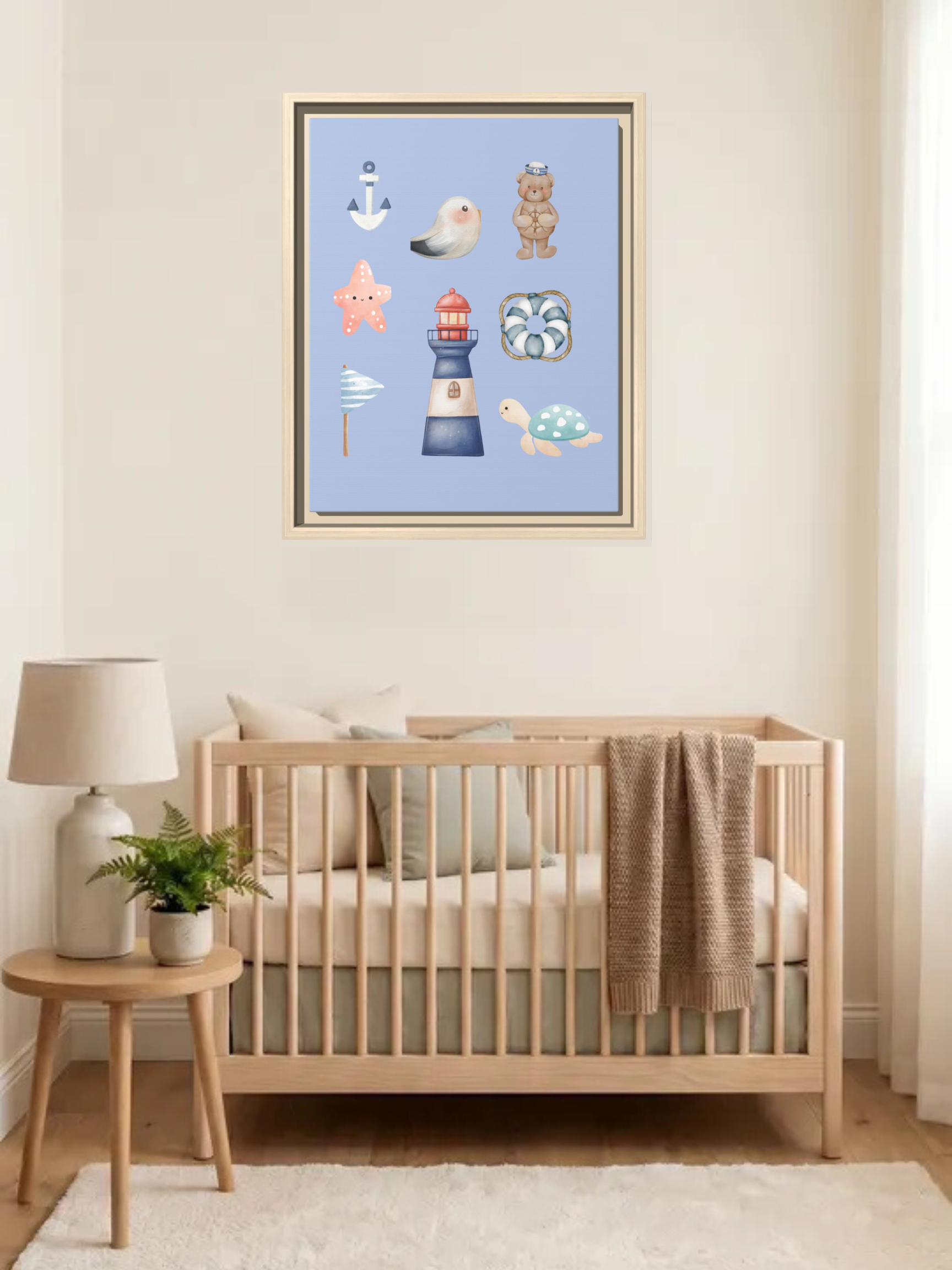 Nautical Friends Art | Nursery Nursery Boy