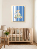 Safari Animal Trio Nursery Art | Baby Room Artwork