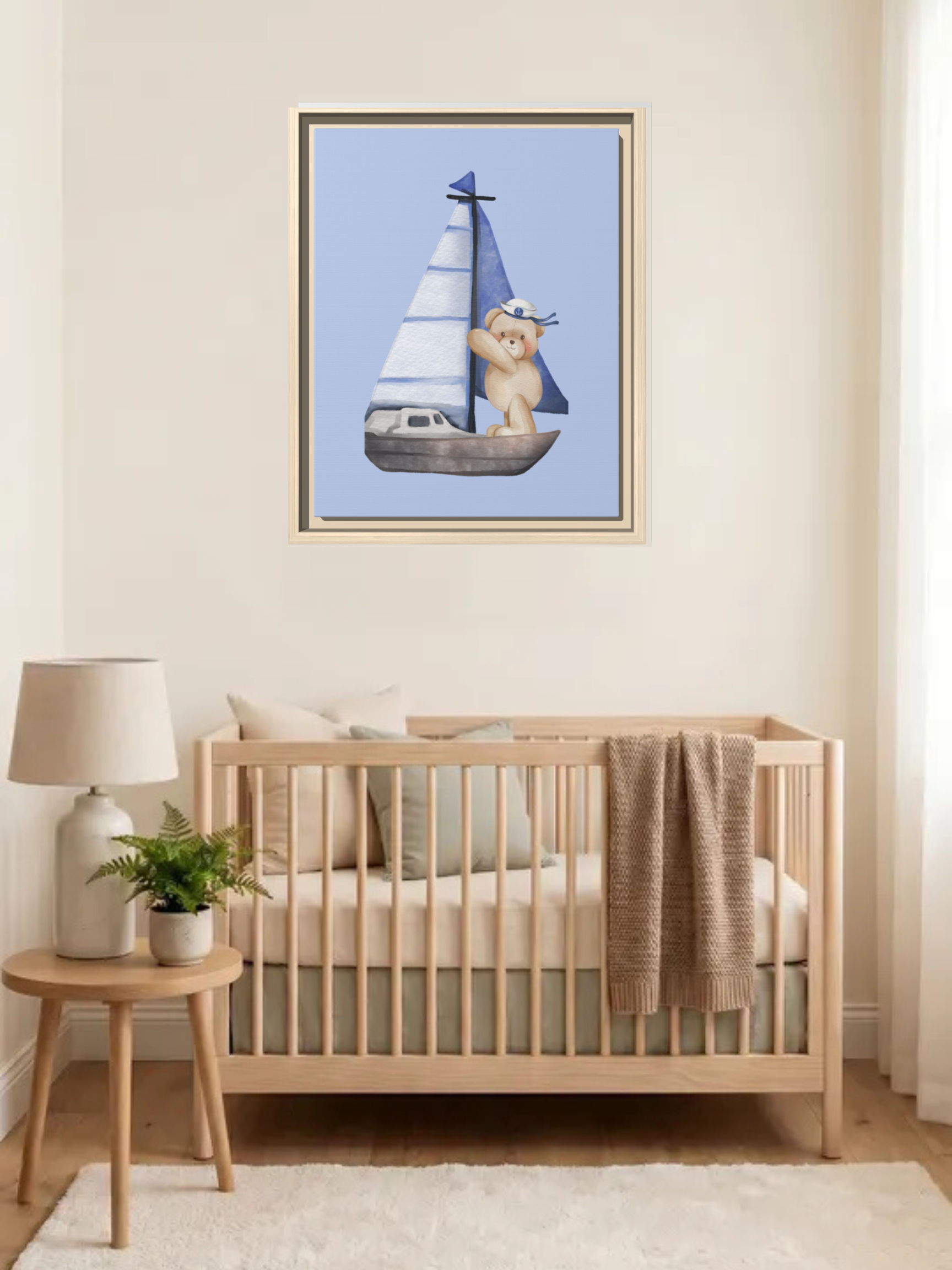 Nautical Nursery Art | Bear Nursery Theme