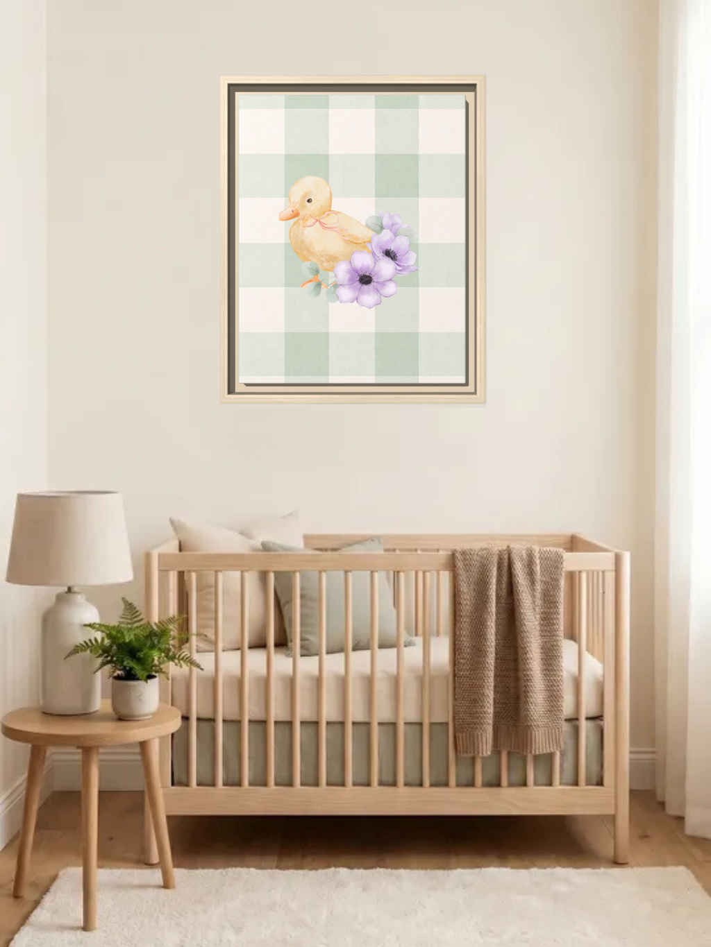 Vintage Duck Nursery Art | Baby Room Art