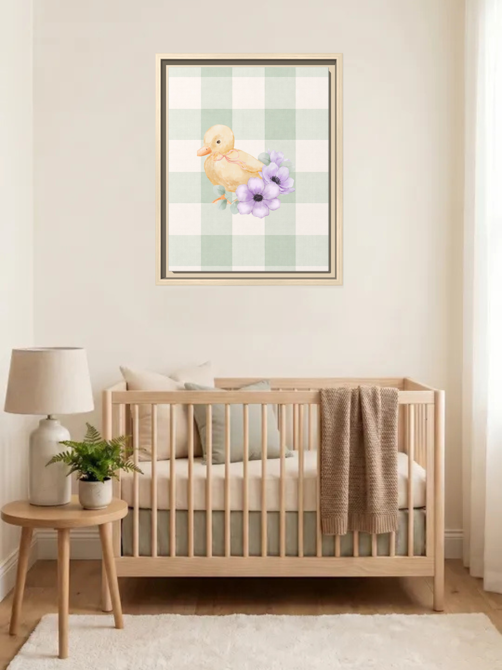 Vintage Duck Nursery Art | Baby Room Art