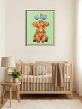 Hyland Cow Nursery Art | Western Theme Nursery
