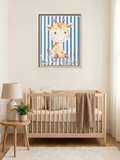 Cute Giraffe Nursery Art | Safari Nursery Decor