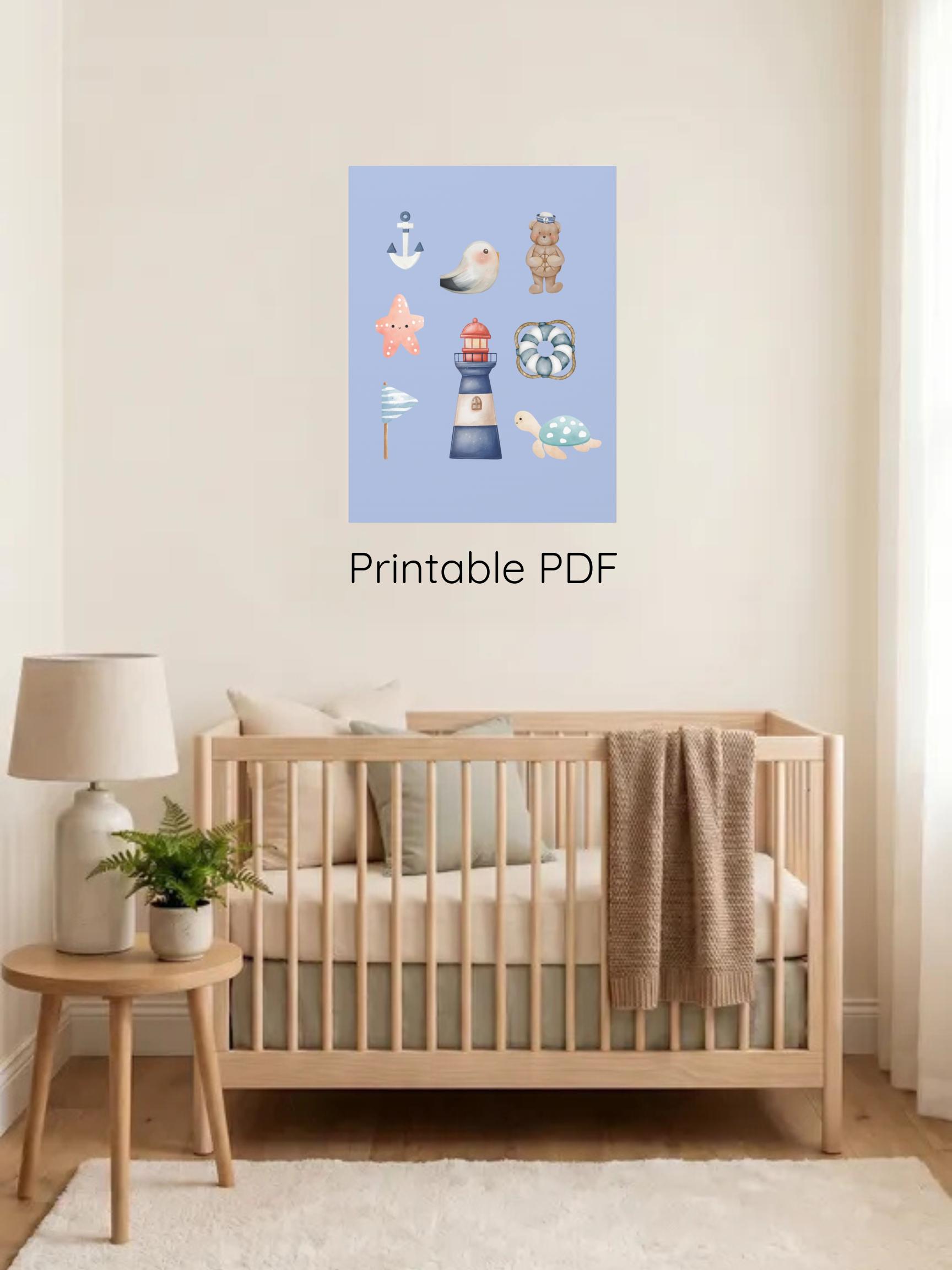 Nautical Friends Art | Nursery Nursery Boy