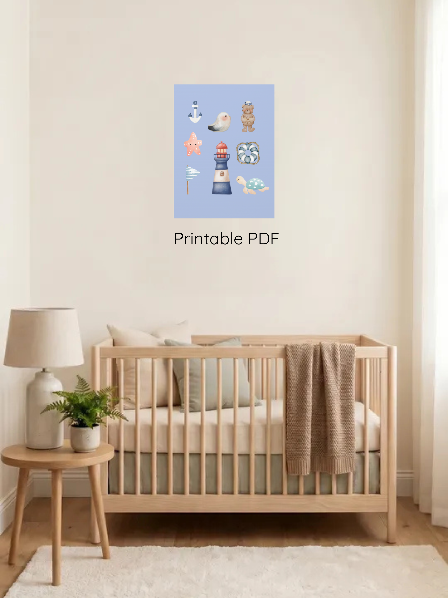 Nautical Friends Art | Nursery Nursery Boy