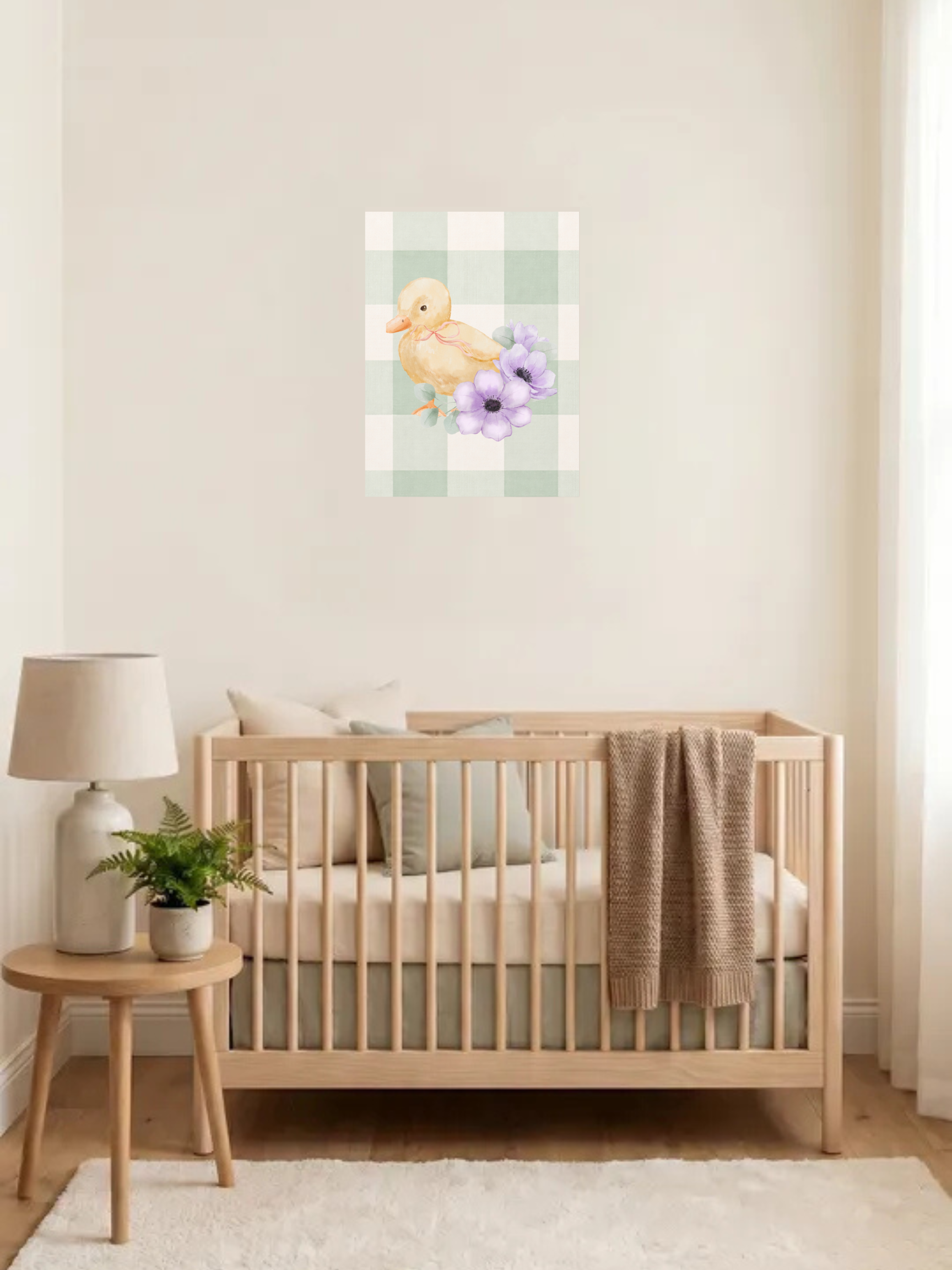 Vintage Duck Nursery Art | Baby Room Art