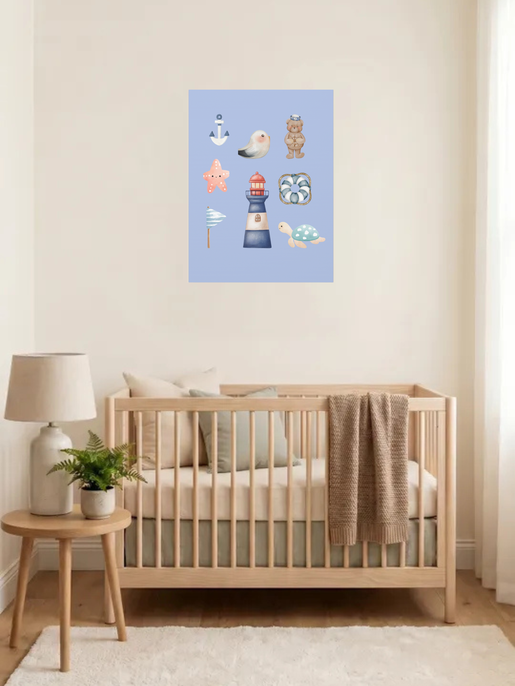 Nautical Friends Art | Nursery Nursery Boy