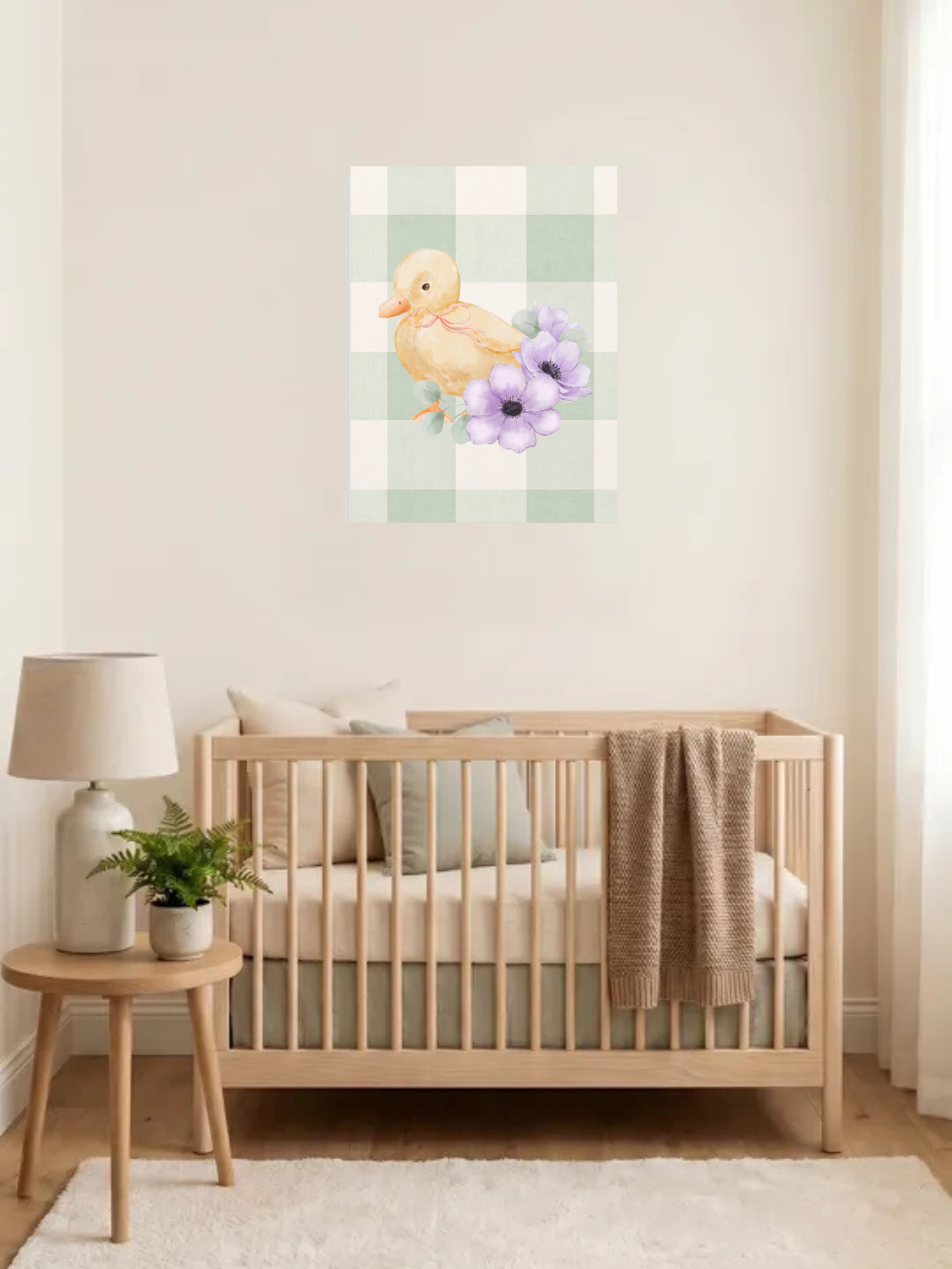 Vintage Duck Nursery Art | Baby Room Art