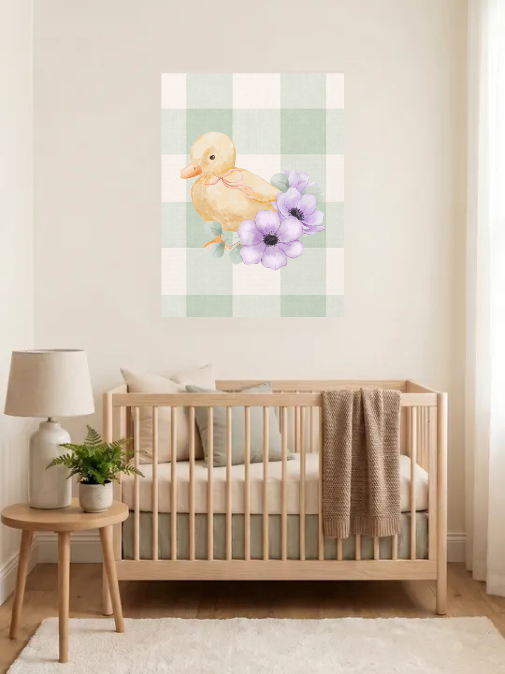 Vintage Duck Nursery Art | Baby Room Art