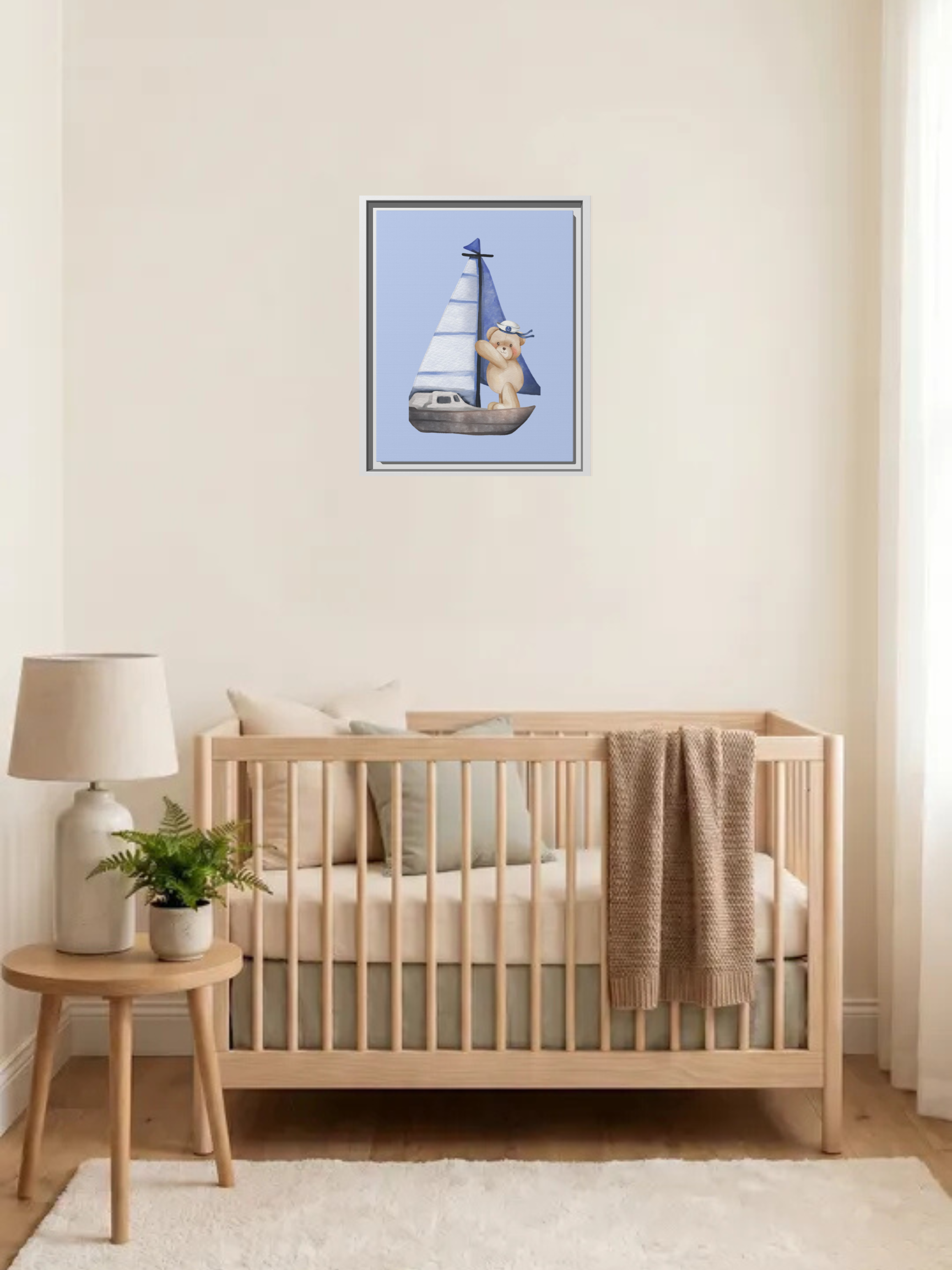 Nautical Nursery Art | Bear Nursery Theme