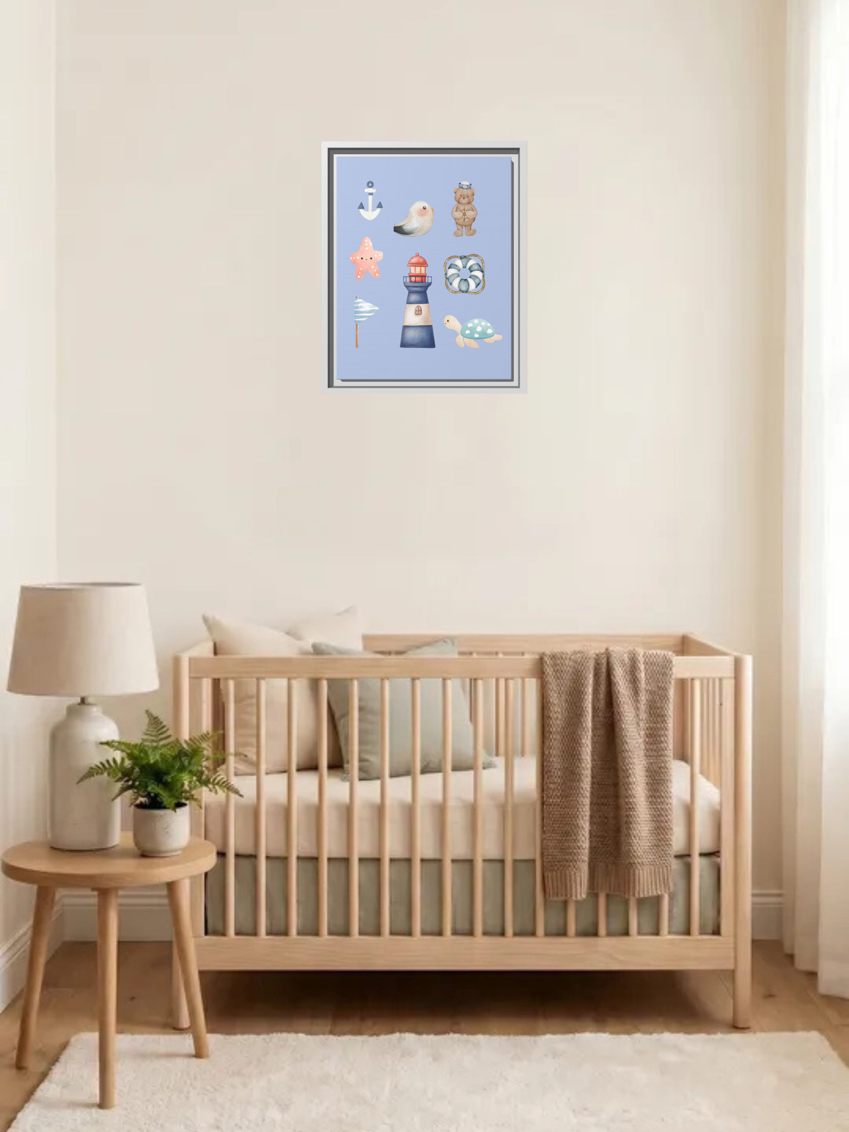 Nautical Friends Art | Nursery Nursery Boy