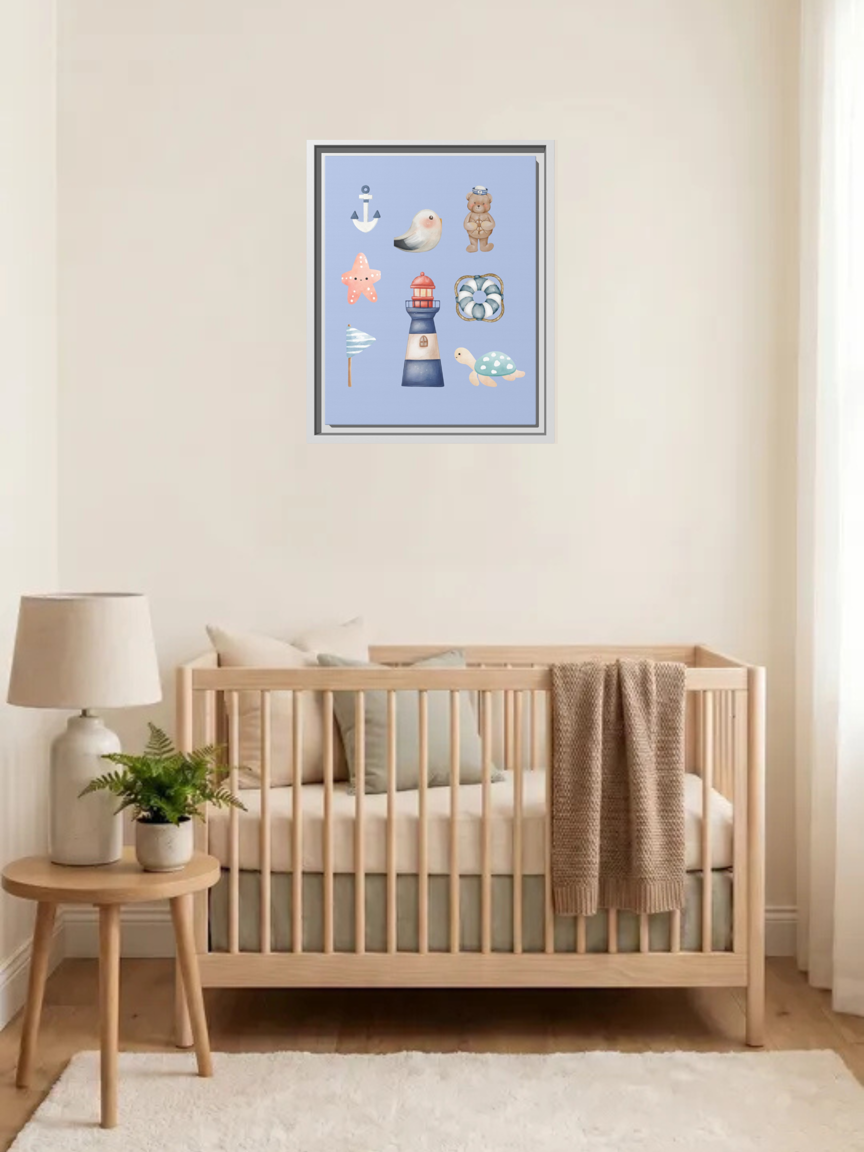 Nautical Friends Art | Nursery Nursery Boy