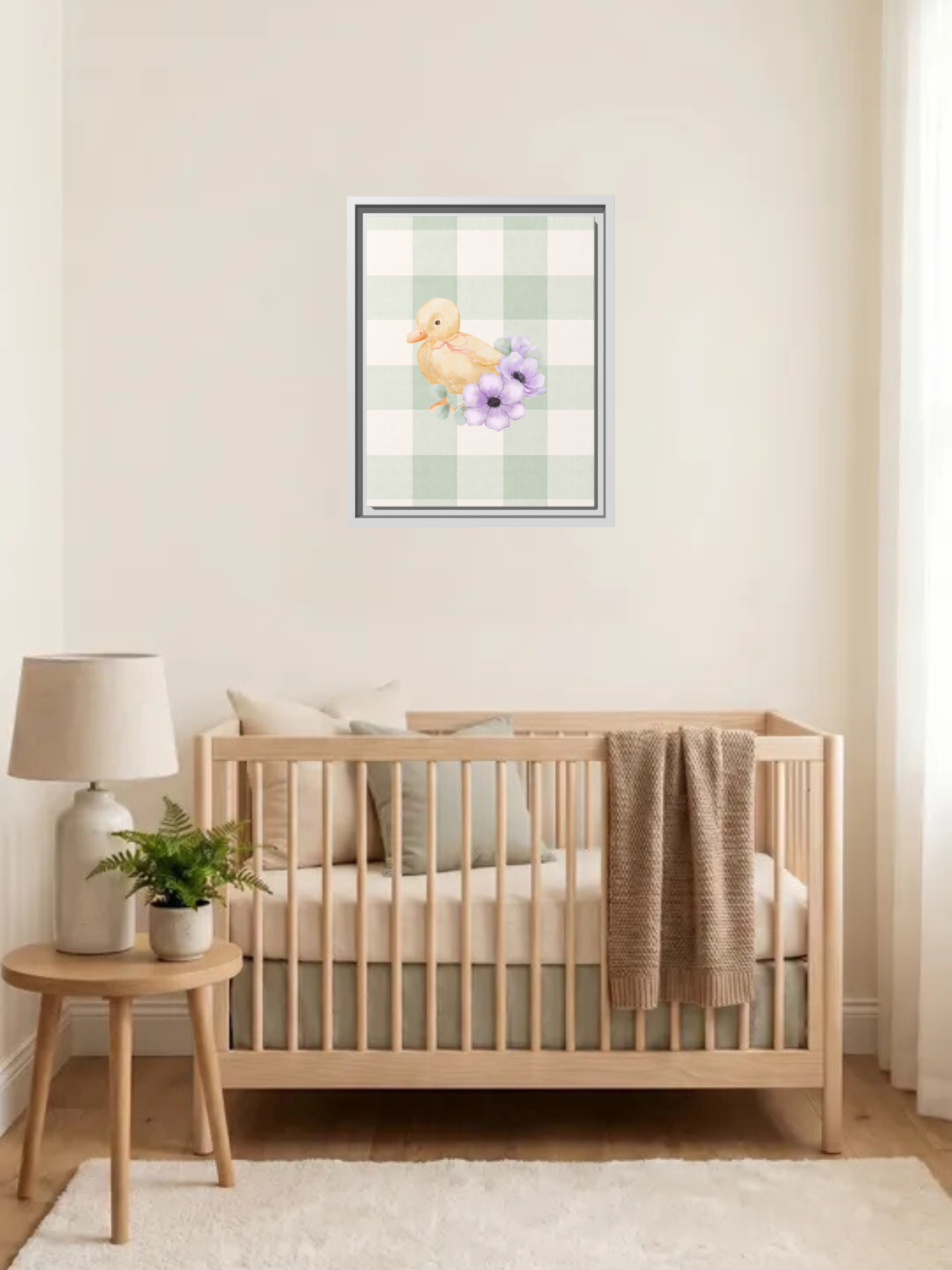 Vintage Duck Nursery Art | Baby Room Art