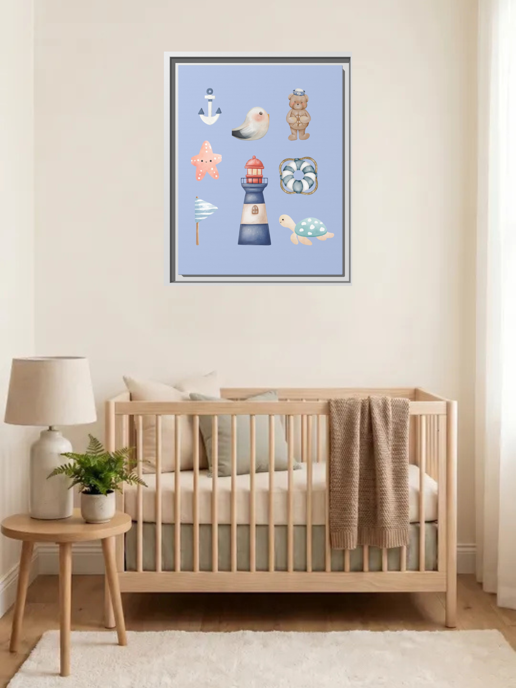 Nautical Friends Art | Nursery Nursery Boy