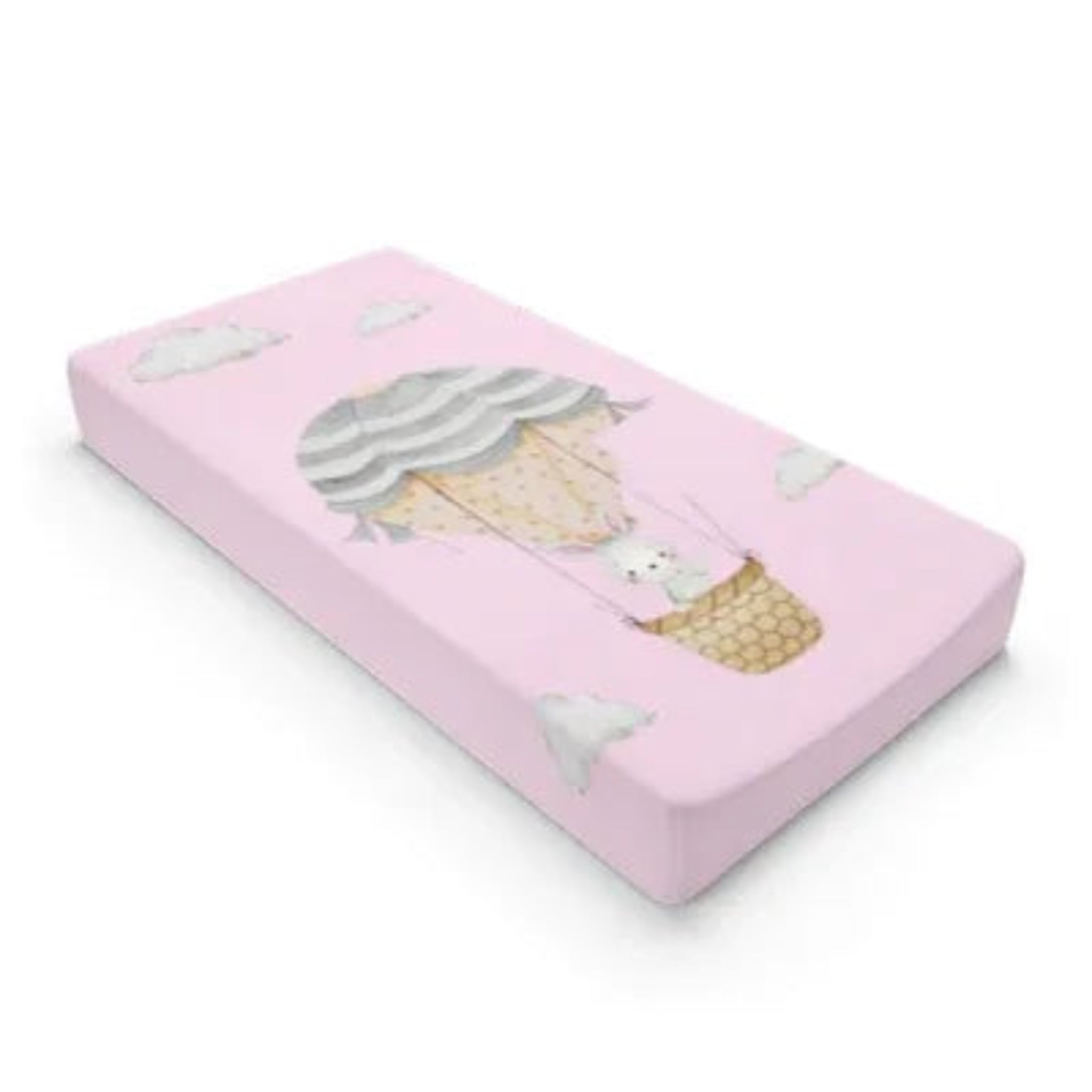 Pink Baby Changing Pad Cover | Baby Girl Linen