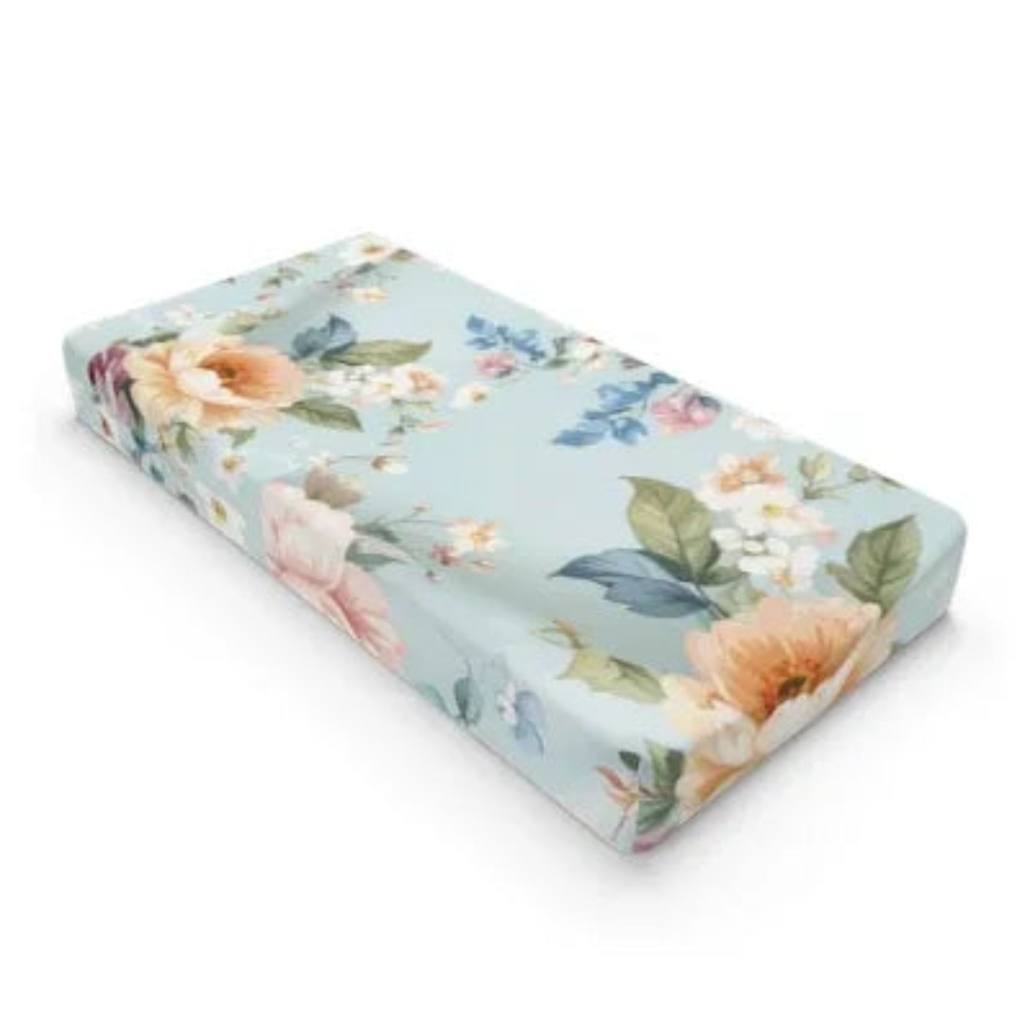 Floral Baby Changing Pad Cover | Unique Baby Shower Gifts