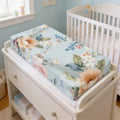 Floral Baby Changing Pad Cover | Unique Baby Shower Gifts