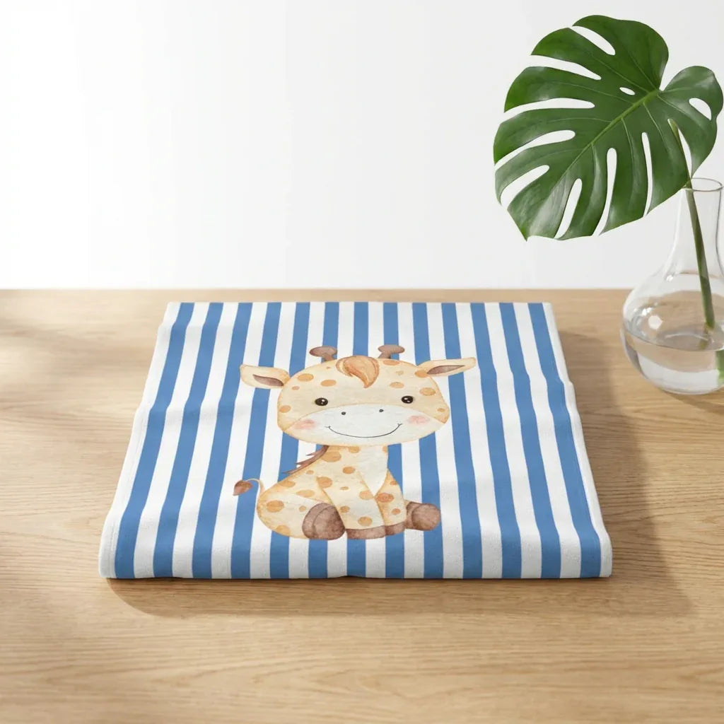 Soft-Baby-Blanket | Giraffe Nursery