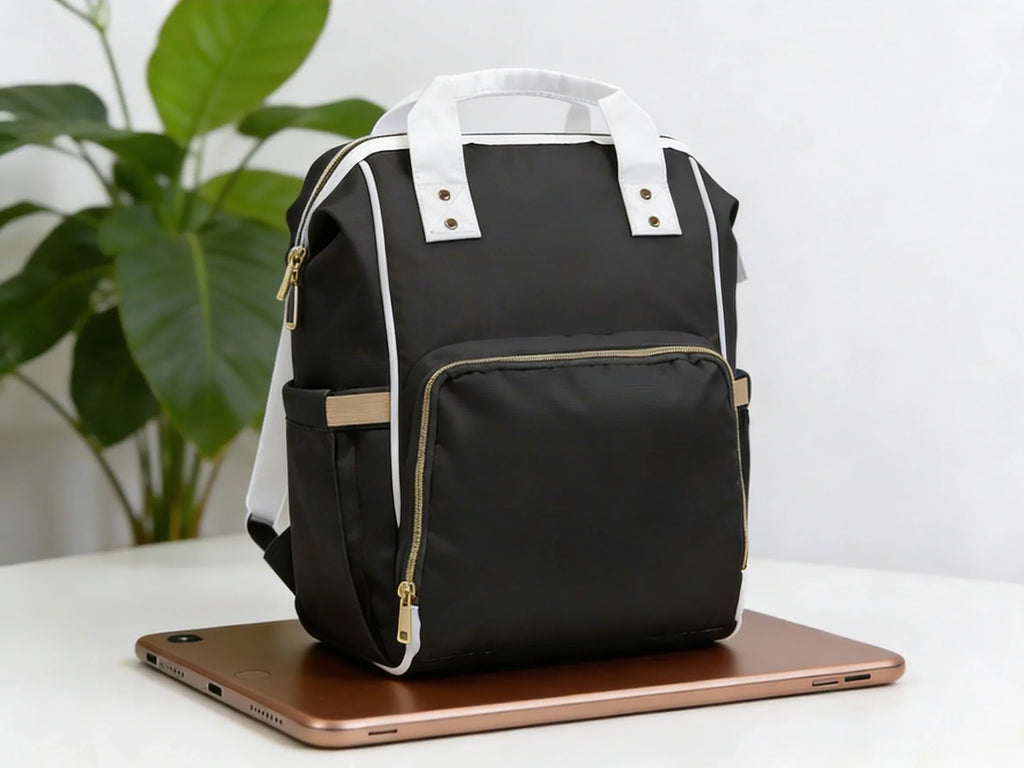 Black Diaper Bag Backpack | Diaper Bag Pattern Free