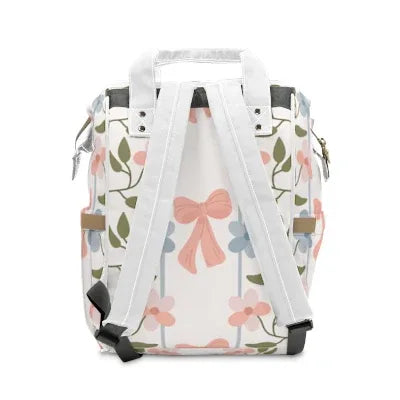 Floral Diaper Bag Backpack | First Time Mom Gift