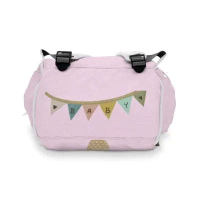 Pink Diaper Bag Packpack | Baby Shower Gift