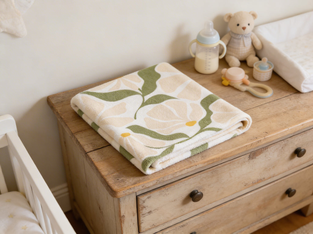 Floral Baby Blanket | Baby Shower Gift