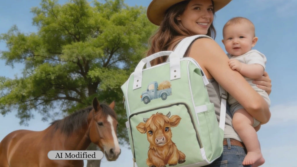 Diaper Bag Backpack | Western Diaper Bag