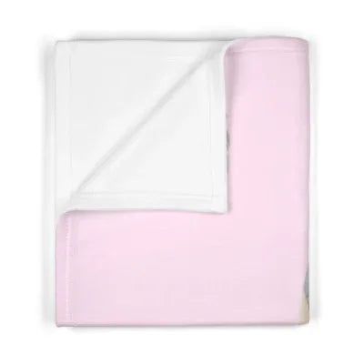 Pink Soft Fleece Baby Blanket | Baby Shower Gift